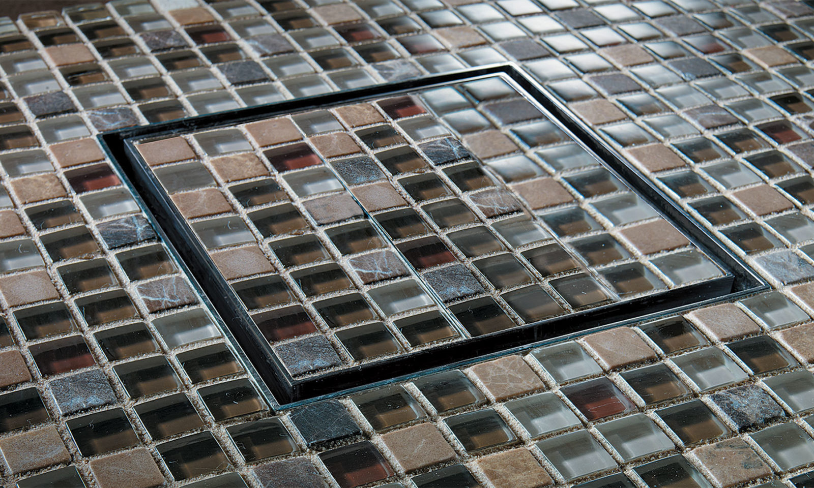Cal Faucets Style Drain Tile mosaic
