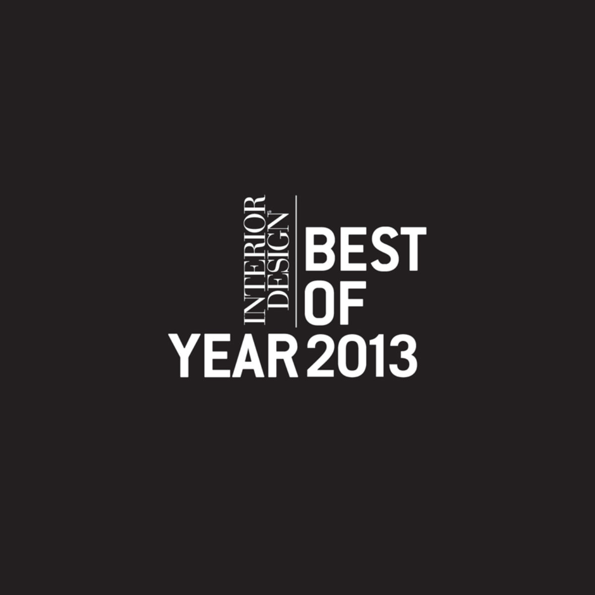 Interior Design Best of Year logo in white